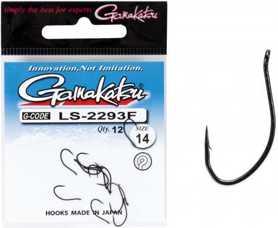 Набор крючков с колечком LS-2293F NEW LABEL EYED HOOKS