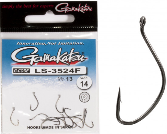 Набор крючков с колечком LS-3524F NEW LABEL EYED HOOKS