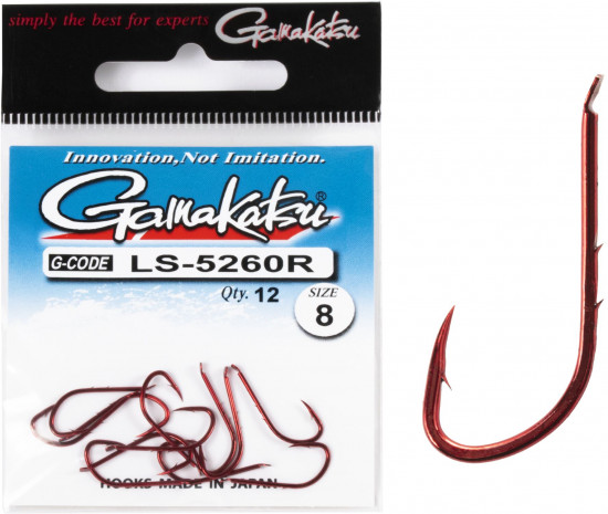 Набор крючков с лопаткой LS-5260R NEW LABEL HOOKS RED