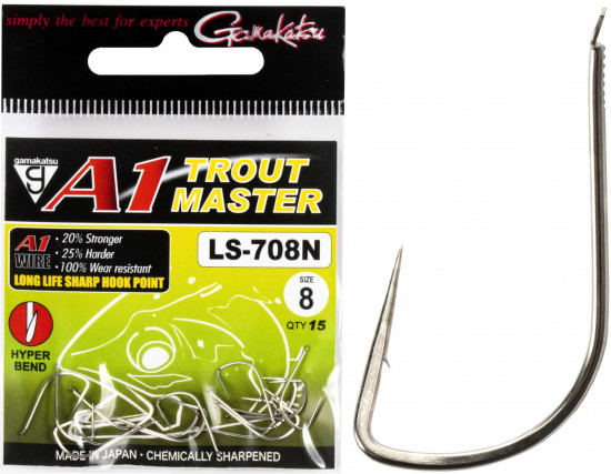 Набор крючков с лопаткой TM A1 LS-708N HOOKS NICKEL