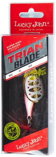Блесна вращающаяся с тройным крючком TRIAN BLADE ROUND