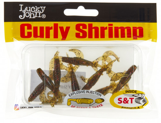 Набор твистеров съедобных искусственных Pro Series Curly Shrimp