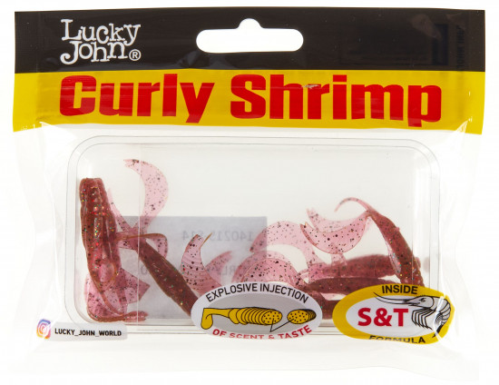 Набор твистеров съедобных искусственных Pro Series Curly Shrimp