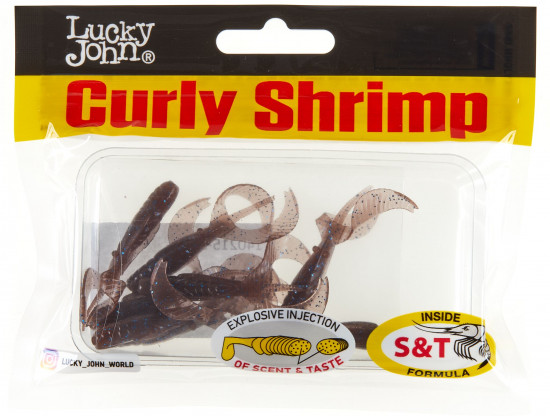 Набор твистеров съедобных искусственных Pro Series Curly Shrimp