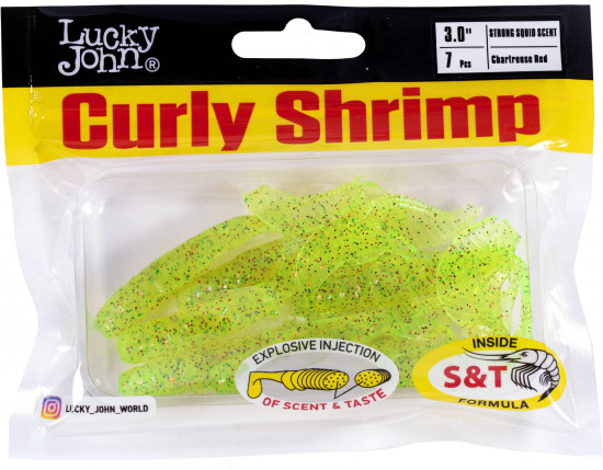 Набор твистеров съедобных искусственных Pro Series Curly Shrimp