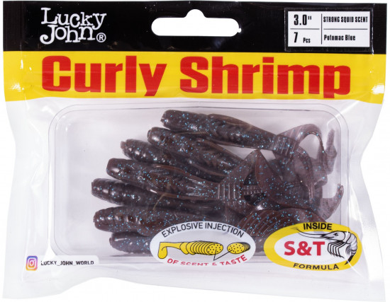 Набор твистеров съедобных искусственных Pro Series Curly Shrimp