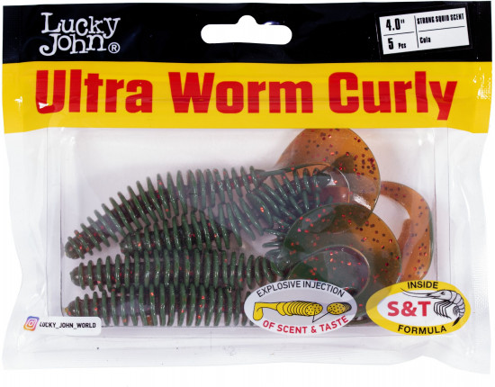 Набор твистеров съедобных искусственных Pro Series ULTRAWORM CURLY