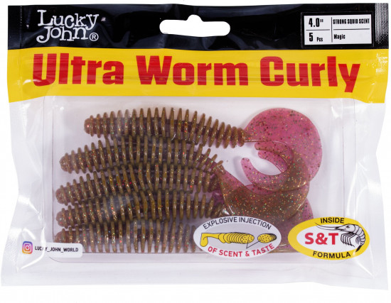Набор твистеров съедобных искусственных Pro Series ULTRAWORM CURLY
