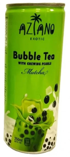 Чай молочный с семенами конжака «Bubble Tea Матча»