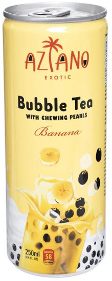 Чай молочный с семенами конжака «Bubble Tea Банан»