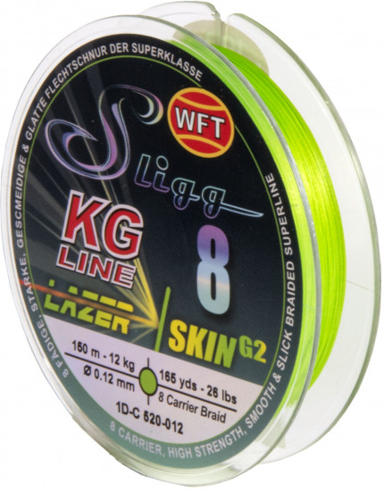 Шнур плетеный KG SLIGG LAZER SKIN G2