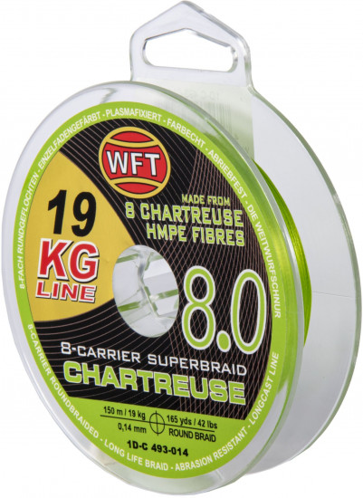 Шнур плетеный KG ×8