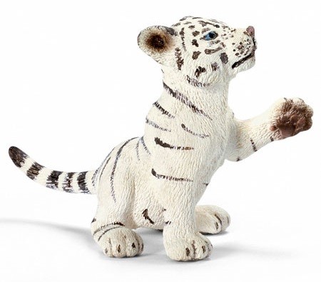 Фигурка декоративная "Белый тигренок" | Дикие животные | Schleich