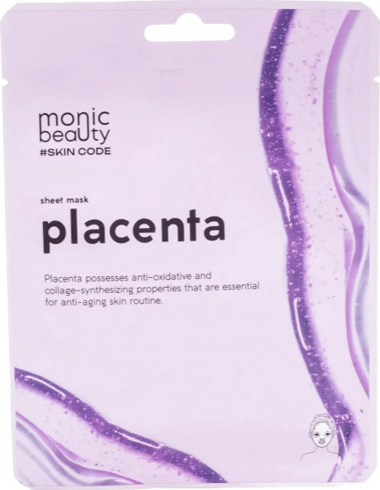 Маска для лица тканевая с экстрактом плаценты «Placenta»