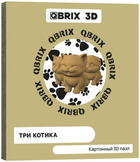 3D пазл «Три котика»