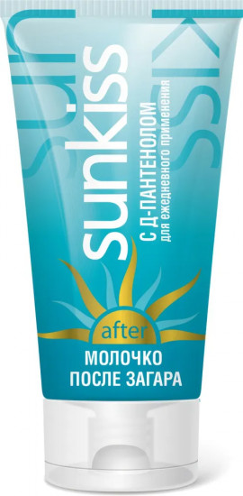 Молочко для тела после загара с Д-пантенолом «Sunkiss»