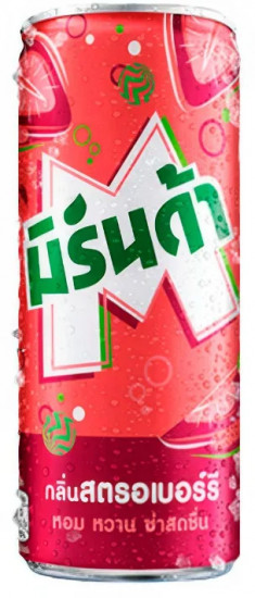 Напиток газированный со вкусом клубники «Mirinda»