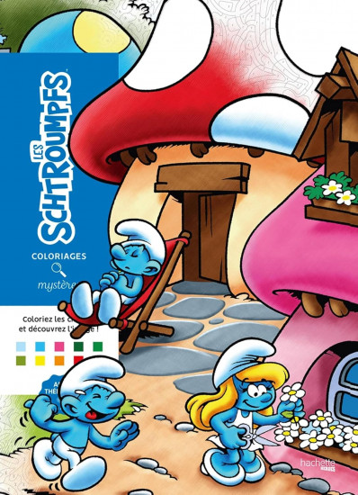 Раскраска «Les Schtroumpfs»