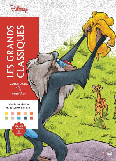 Раскраска «Les Grand Classiques. Tome 1»
