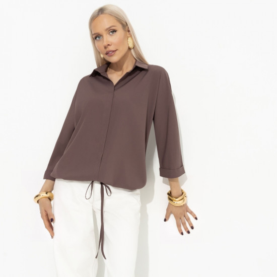 Блуза на кулиске женская «Твой личный тренд»