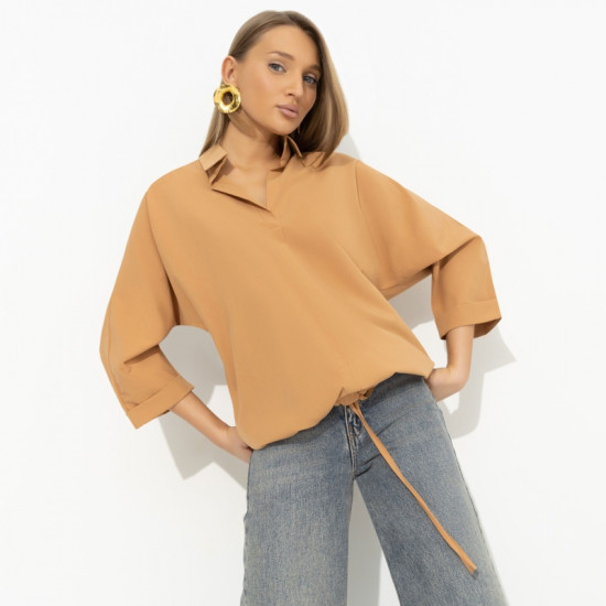 Блуза на кулиске женская «Твой личный тренд»