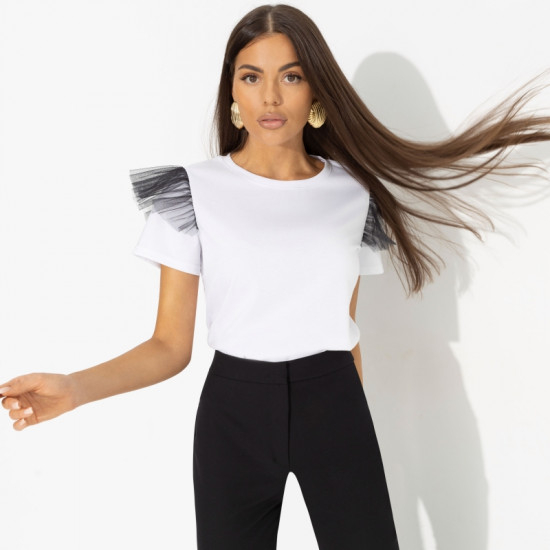 Футболка женская из эластичной ткани Отдел роскоши