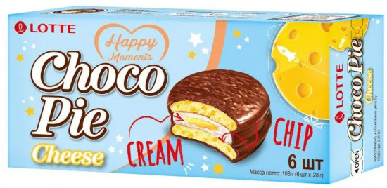 Пирожное со вкусом сыра «Choco Pie»