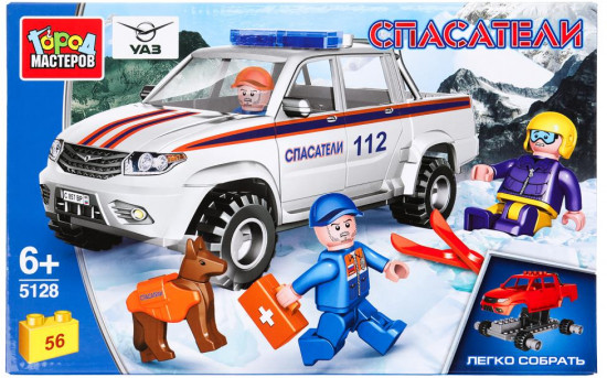 Конструктор «UAZ Pickup. Горные спасатели»