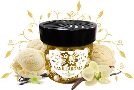 Ароматический гидрогель в банке «Vanillaroma»