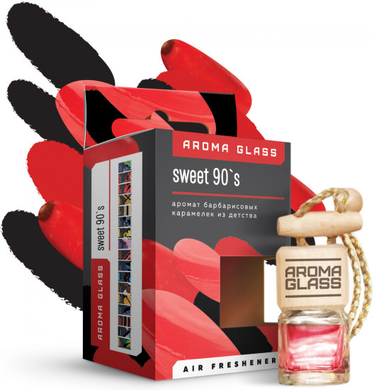 Ароматизатор подвесной в стеклянном флаконе «Sweet 90`s»