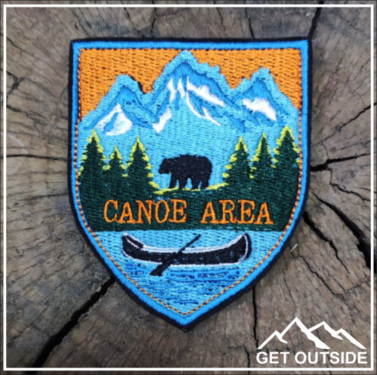 Шеврон «Canoe Area. Здесь только на каноэ»