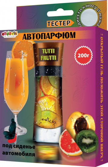 Ароматизатор гелевый под сиденье «Tutti Frutti»