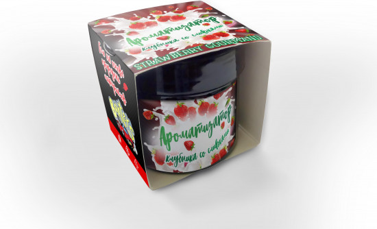 Ароматизатор воздуха гелевый в банке «Strawberry Gourmand»