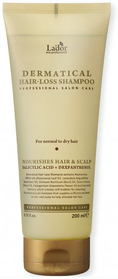 Бессульфатный шампунь против выпадения волос «Dermatical Hair-Loss Shampoo Normal To Dry Hair»
