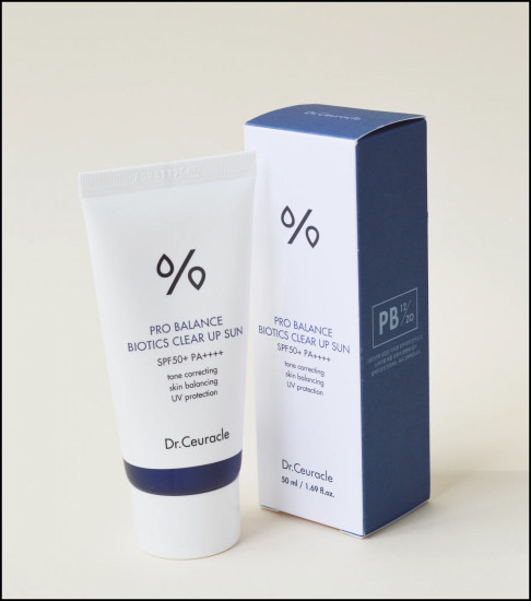 Крем для лица с пробиотиками солнцезащитный «Pro Balance Biotics Clear Up Sun» SPF50+ PA++++