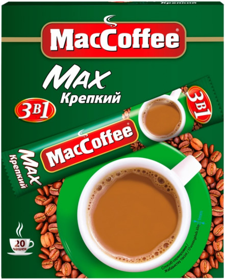 Набор кофе растворимого «Maх Крепкий»