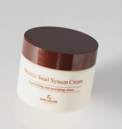 Регенерирующий крем для лица с муцином улитки «Wrinkle Snail System Cream»