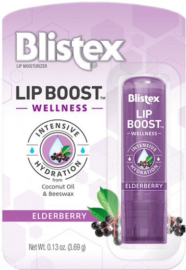 Интенсивно увлажняющий бальзам для губ с бузиной «Lip Boost Wellness»