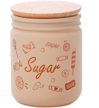 Банка с крышкой для сыпучих продуктов «Sugar»