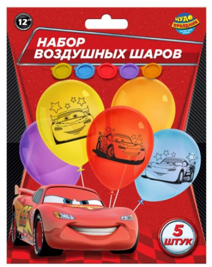 Набор латексных воздушных шаров «Тачки»