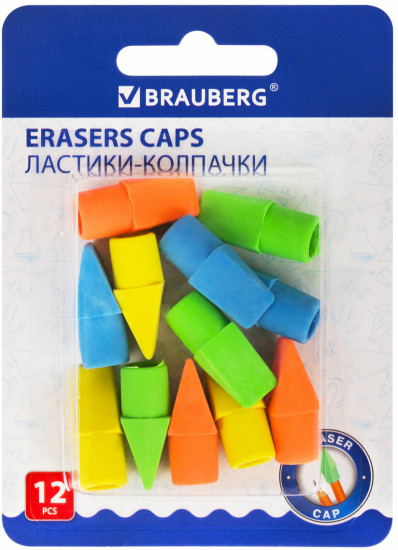 Набор ластиков-колпачков «Eraser Caps»