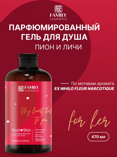 Гель для душа парфюмированный