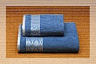 Полотенце махровое гладкокрашеное "Tondo" (Cleanelly, 50х90, цвет темно-синий)