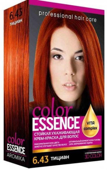 Крем-краска для волос «Color Essence», оттенок 6.43 Тициан
