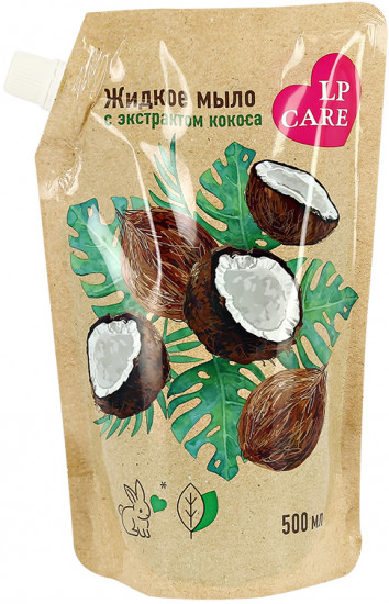 Мыло жидкое с экстрактом кокоса