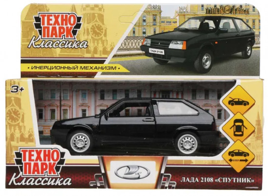Модель металлическая инерционная «Lada-2108 Спутник»