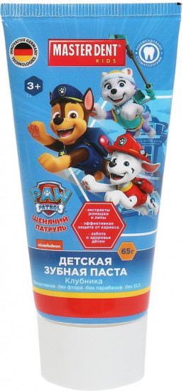 Зубная паста для детей «Щенячий патруль»