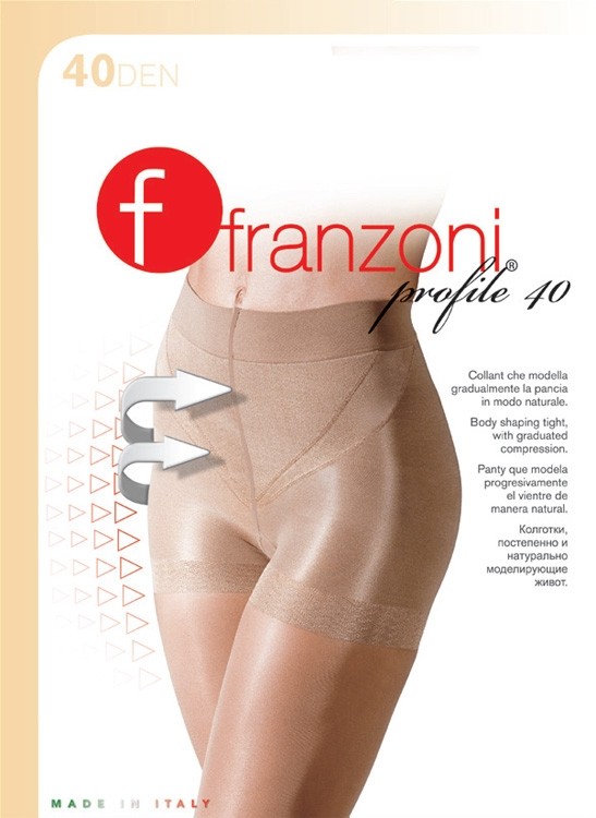 Колготки моделирующие "Profile 40" (miele, 40 Den) | Franzoni