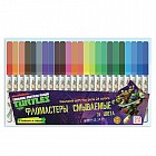 Фломастеры смываемые с трафаретами, 24 цвета