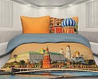 Комплект постельного белья «Москва» 3D (арт. 11499, семейный, биоматин, 2 наволочки 70х70)
